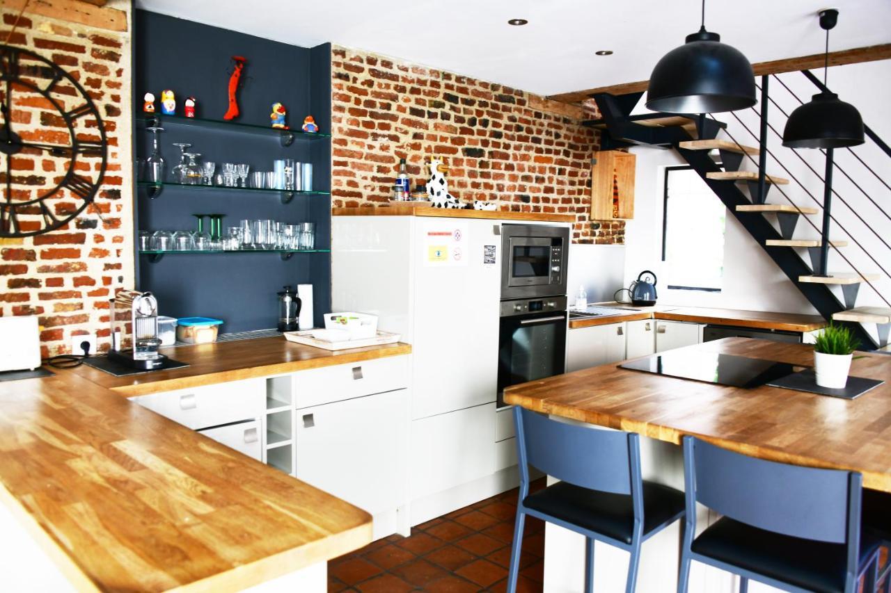 Maison Vieux Lille 3 Chambres Parking Prive 24H24H Acces Eksteriør bilde