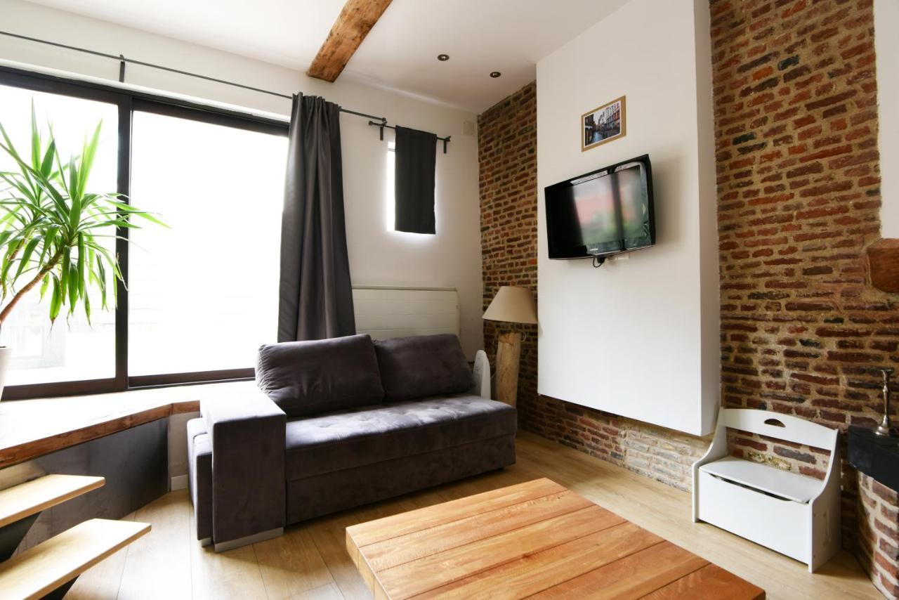 Maison Vieux Lille 3 Chambres Parking Prive 24H24H Acces Eksteriør bilde