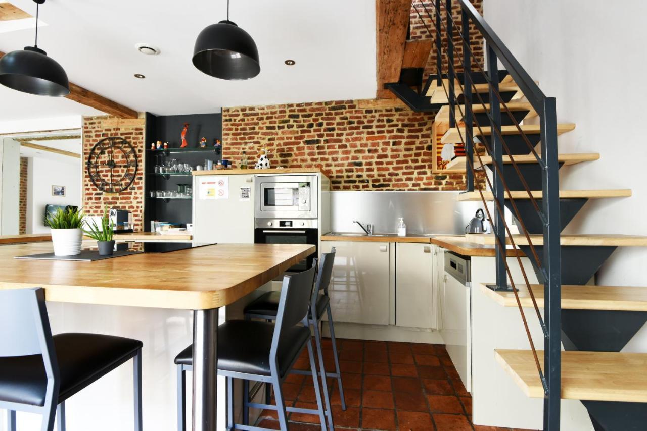 Maison Vieux Lille 3 Chambres Parking Prive 24H24H Acces Eksteriør bilde