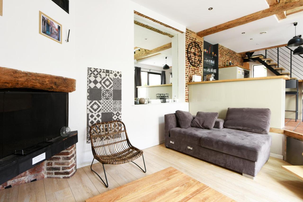 Maison Vieux Lille 3 Chambres Parking Prive 24H24H Acces Eksteriør bilde